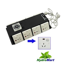 Show details for TIMER BOX 8 WITH 8 OUTPUTS 8X600W INDUSTRIAL HYDROPONICS FOR GROW TENT FAN ROOM Picture of TIMER BOX 8 WITH 8 OUTPUTS 8X600W INDUSTRIAL HYDROPONICS FOR GROW TENT FAN ROOM