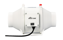 Show details for GHOST-FANS INLINE MIXED FLOW 6" 150MM VENTILATION EXHAUST FAN VENT DUCT EXTRACTOR LOW NOISE Picture of GHOST-FANS INLINE MIXED FLOW 6" 150MM VENTILATION EXHAUST FAN VENT DUCT EXTRACTOR LOW NOISE