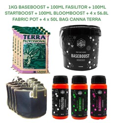 Show details for Super Deal 4 Pot Aptus Organic Growing Kit Canna Terra Baseboost Fasilitor Startboost Bloomboost Picture of Super Deal 4 Pot Aptus Organic Growing Kit Canna Terra Baseboost Fasilitor Startboost Bloomboost